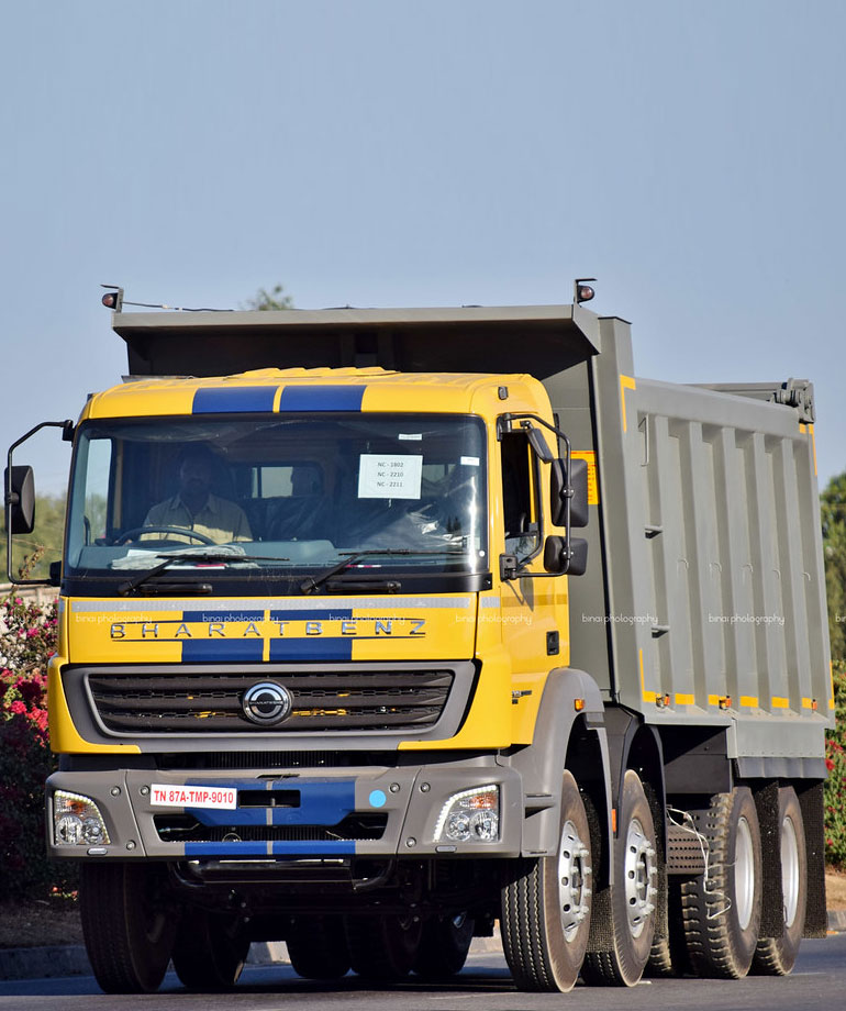 bharathbenz tipper lorry